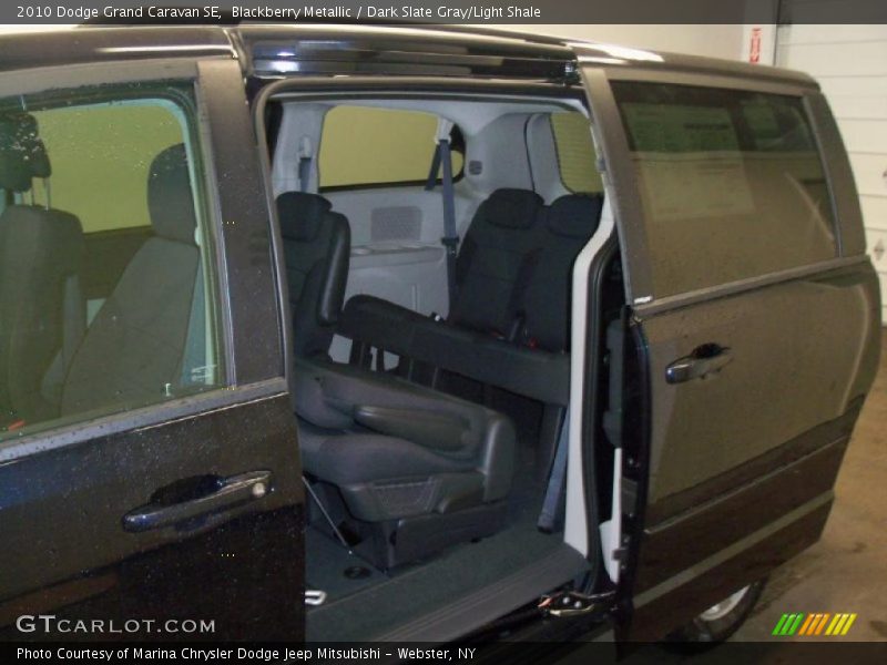 Blackberry Metallic / Dark Slate Gray/Light Shale 2010 Dodge Grand Caravan SE