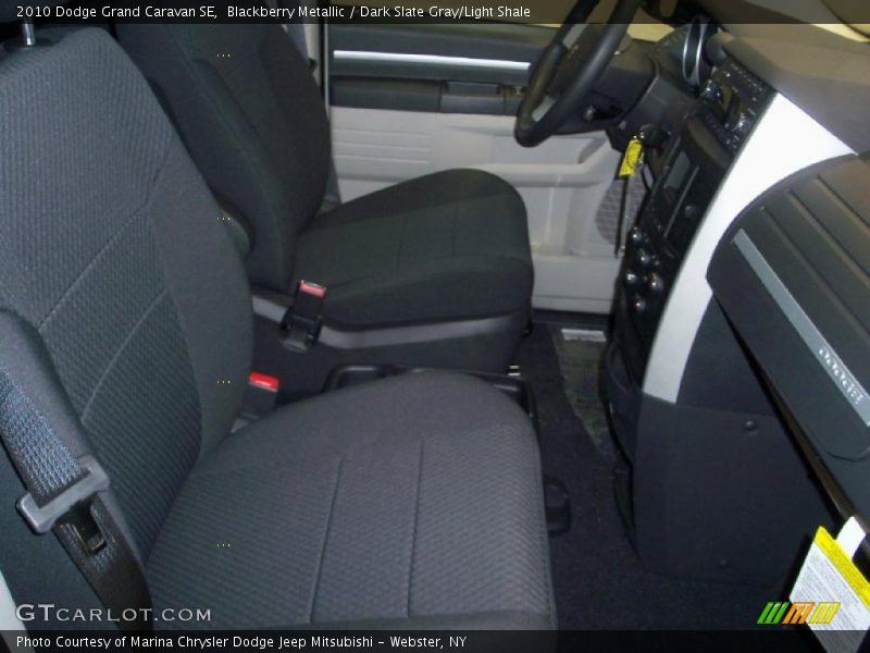 Blackberry Metallic / Dark Slate Gray/Light Shale 2010 Dodge Grand Caravan SE