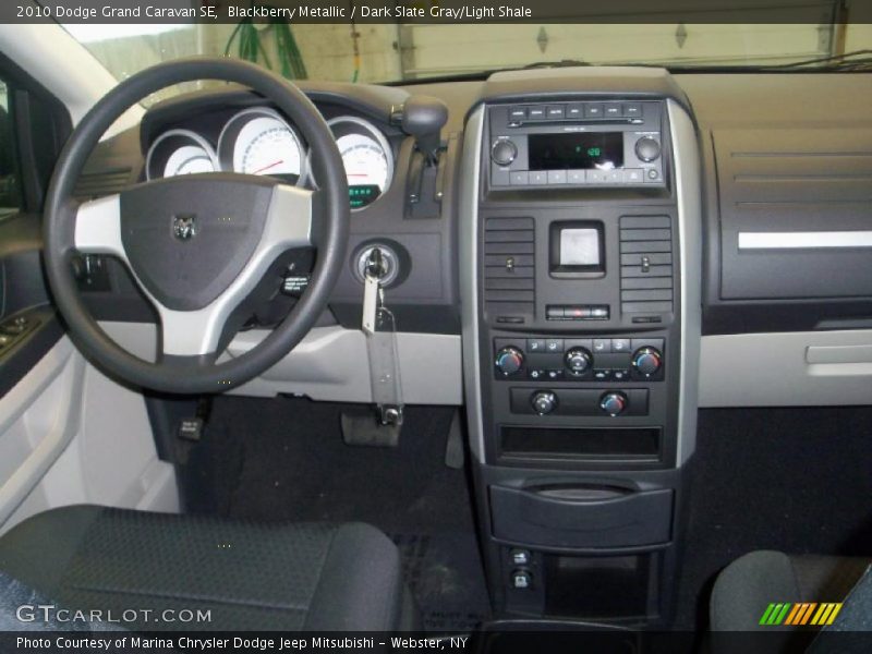 Blackberry Metallic / Dark Slate Gray/Light Shale 2010 Dodge Grand Caravan SE