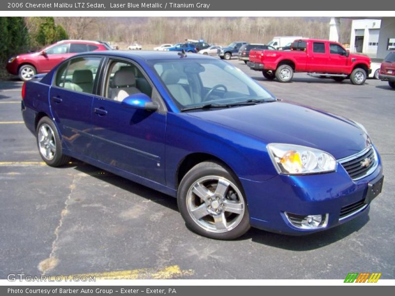 Laser Blue Metallic / Titanium Gray 2006 Chevrolet Malibu LTZ Sedan