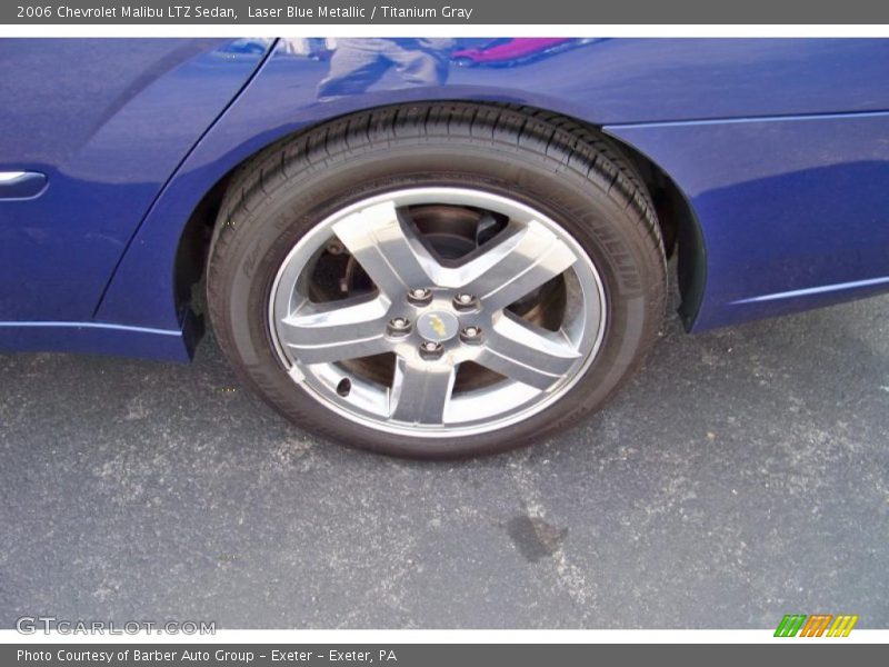 Laser Blue Metallic / Titanium Gray 2006 Chevrolet Malibu LTZ Sedan