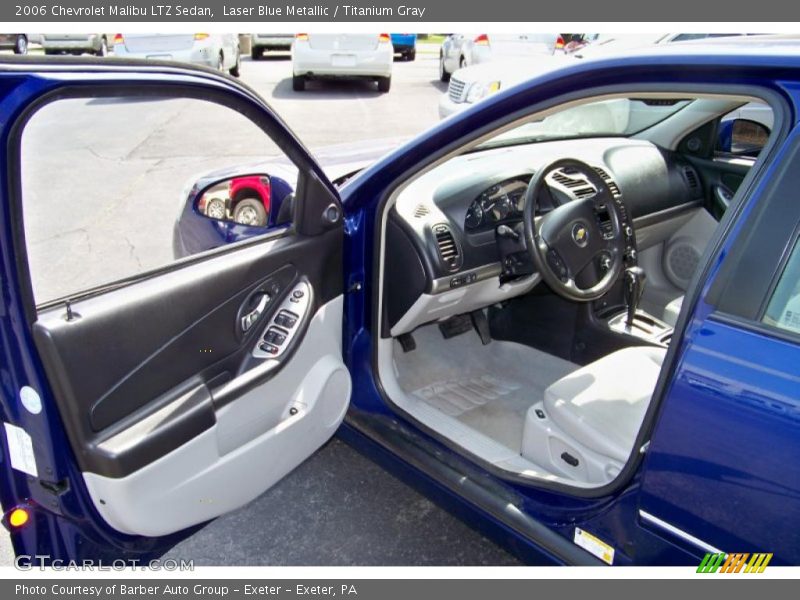 Laser Blue Metallic / Titanium Gray 2006 Chevrolet Malibu LTZ Sedan
