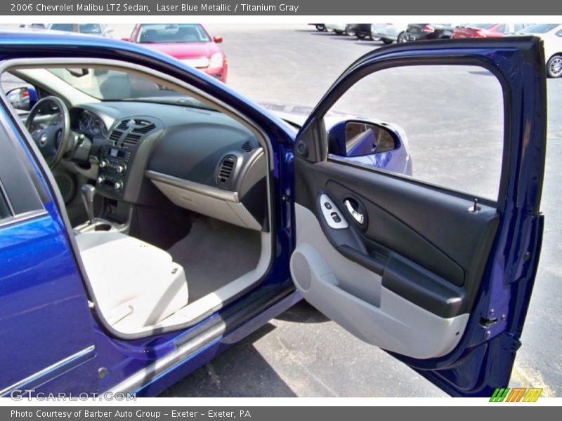 Laser Blue Metallic / Titanium Gray 2006 Chevrolet Malibu LTZ Sedan