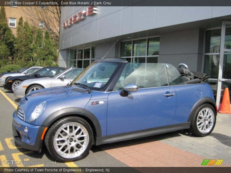 Cool Blue Metallic / Dark Grey 2005 Mini Cooper S Convertible