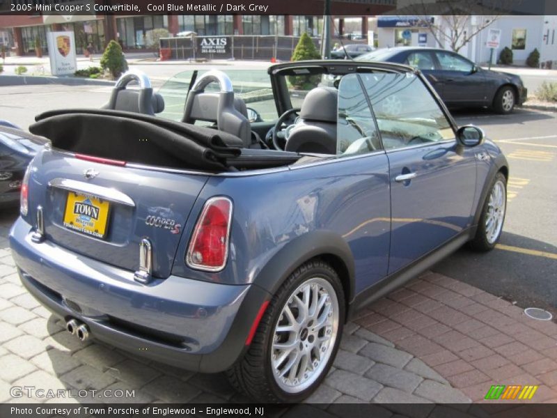 Cool Blue Metallic / Dark Grey 2005 Mini Cooper S Convertible