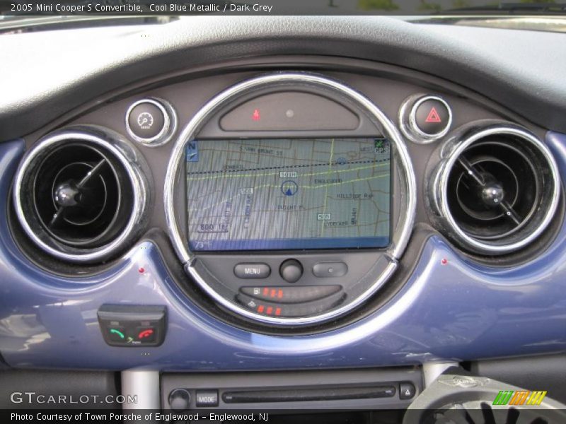 Cool Blue Metallic / Dark Grey 2005 Mini Cooper S Convertible