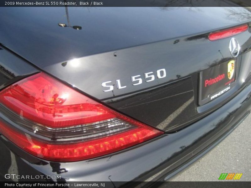 Black / Black 2009 Mercedes-Benz SL 550 Roadster