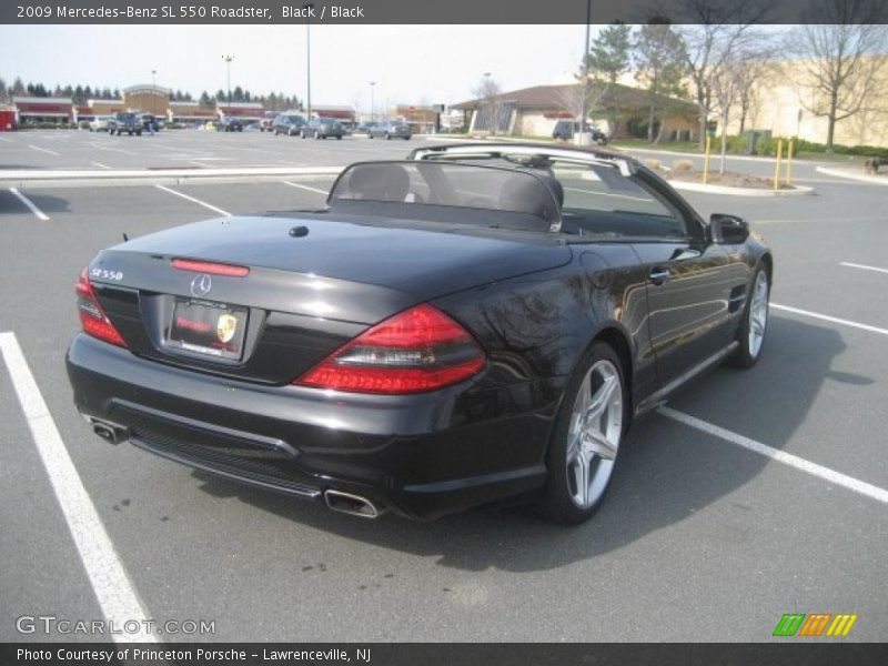 Black / Black 2009 Mercedes-Benz SL 550 Roadster