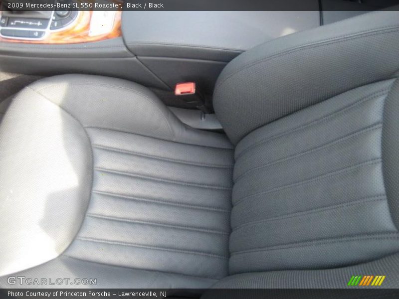Black / Black 2009 Mercedes-Benz SL 550 Roadster