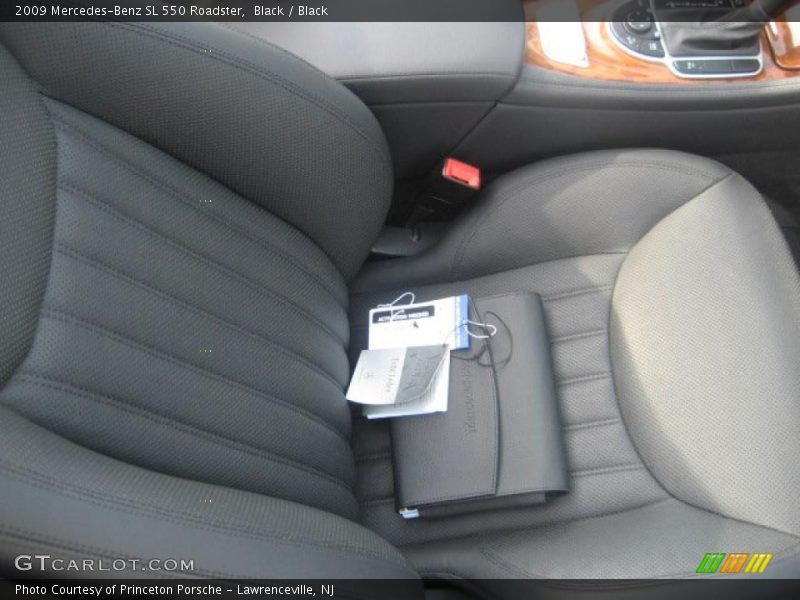Black / Black 2009 Mercedes-Benz SL 550 Roadster