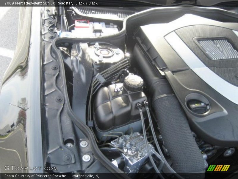 Black / Black 2009 Mercedes-Benz SL 550 Roadster