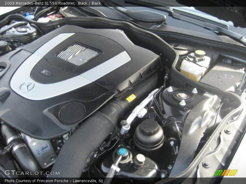 Black / Black 2009 Mercedes-Benz SL 550 Roadster