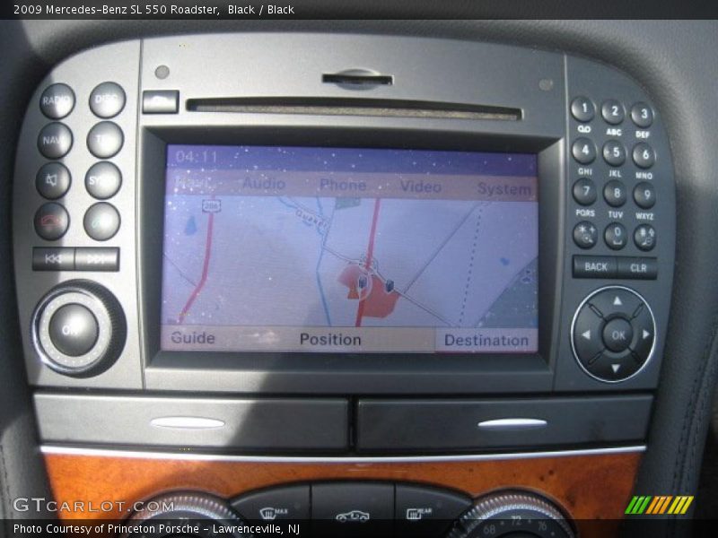 Black / Black 2009 Mercedes-Benz SL 550 Roadster