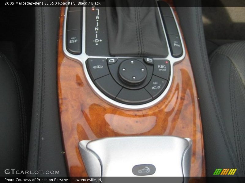 Black / Black 2009 Mercedes-Benz SL 550 Roadster