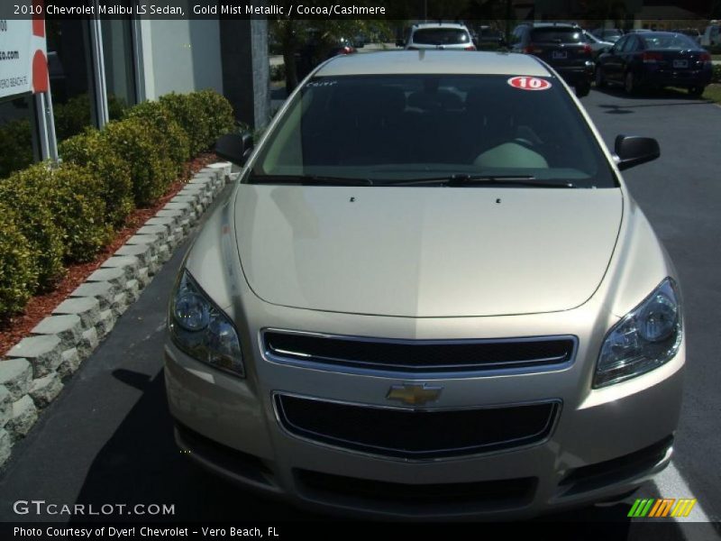 Gold Mist Metallic / Cocoa/Cashmere 2010 Chevrolet Malibu LS Sedan