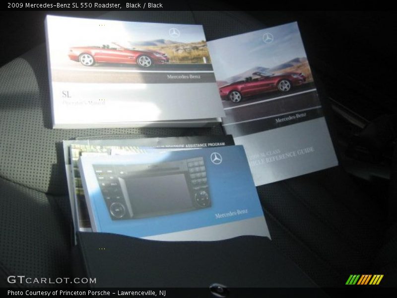 Black / Black 2009 Mercedes-Benz SL 550 Roadster