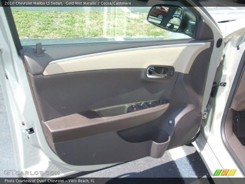 Gold Mist Metallic / Cocoa/Cashmere 2010 Chevrolet Malibu LS Sedan