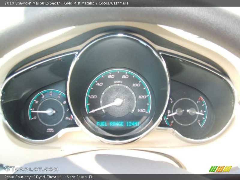 Gold Mist Metallic / Cocoa/Cashmere 2010 Chevrolet Malibu LS Sedan