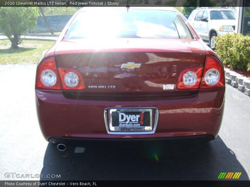 Red Jewel Tintcoat / Ebony 2010 Chevrolet Malibu LTZ Sedan