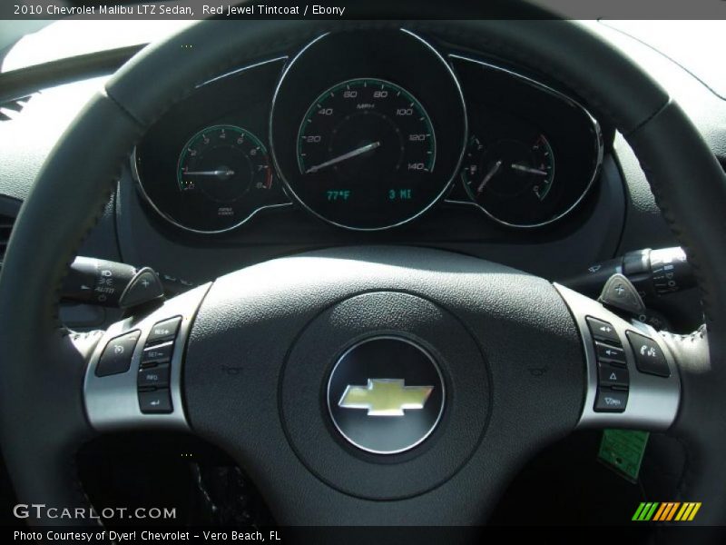 Red Jewel Tintcoat / Ebony 2010 Chevrolet Malibu LTZ Sedan
