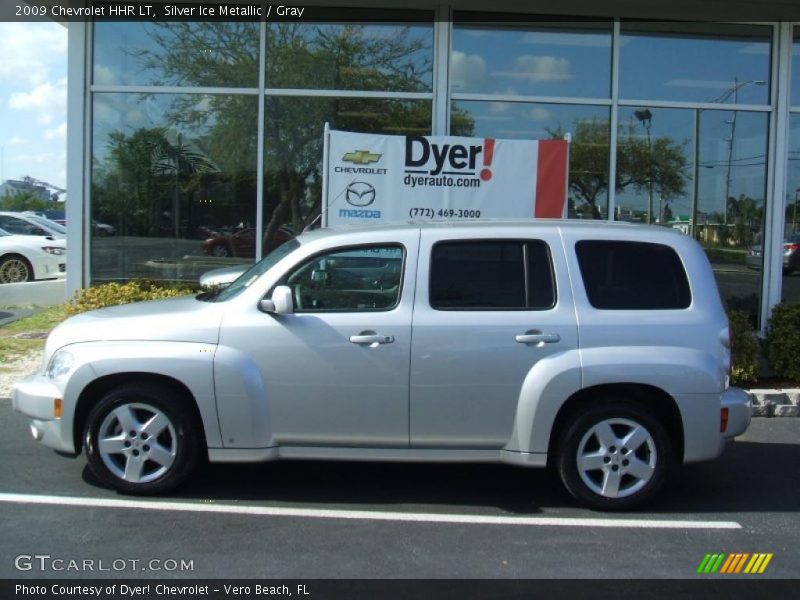 Silver Ice Metallic / Gray 2009 Chevrolet HHR LT