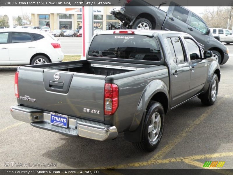 Storm Grey / Graphite 2008 Nissan Frontier SE Crew Cab 4x4