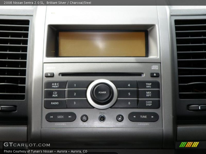 Brilliant Silver / Charcoal/Steel 2008 Nissan Sentra 2.0 SL
