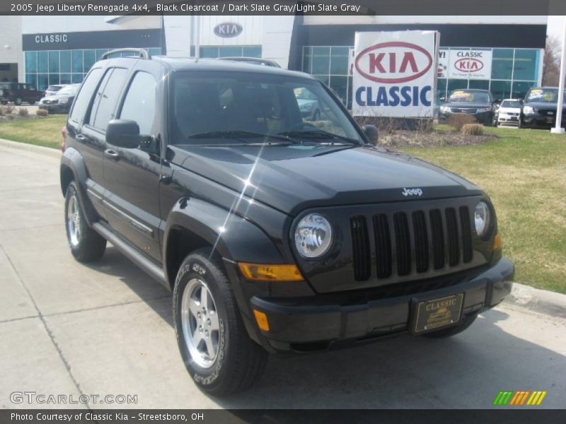 Black Clearcoat / Dark Slate Gray/Light Slate Gray 2005 Jeep Liberty Renegade 4x4