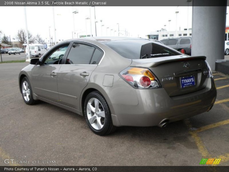 Pebble Beach Metallic / Charcoal 2008 Nissan Altima 3.5 SE