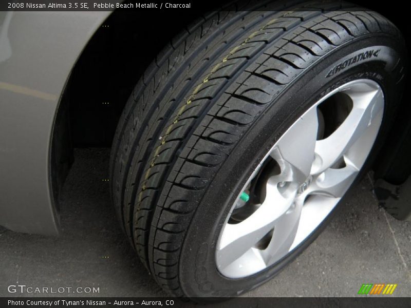 Pebble Beach Metallic / Charcoal 2008 Nissan Altima 3.5 SE