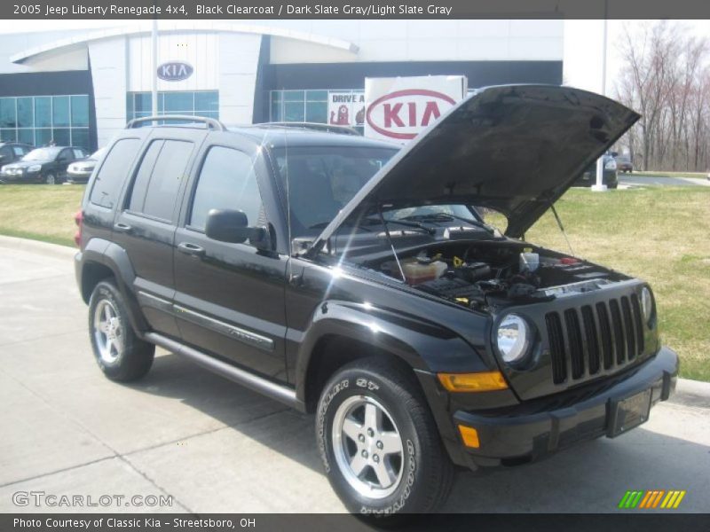 Black Clearcoat / Dark Slate Gray/Light Slate Gray 2005 Jeep Liberty Renegade 4x4