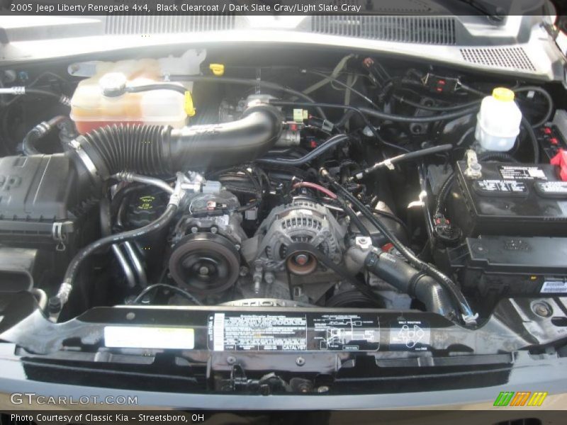 Black Clearcoat / Dark Slate Gray/Light Slate Gray 2005 Jeep Liberty Renegade 4x4