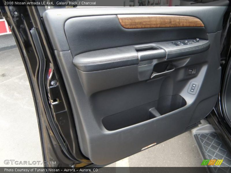 Galaxy Black / Charcoal 2008 Nissan Armada LE 4x4