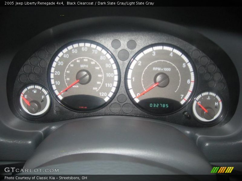 Black Clearcoat / Dark Slate Gray/Light Slate Gray 2005 Jeep Liberty Renegade 4x4