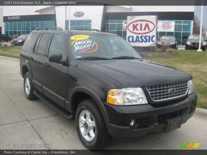 Black / Graphite Grey 2003 Ford Explorer XLT
