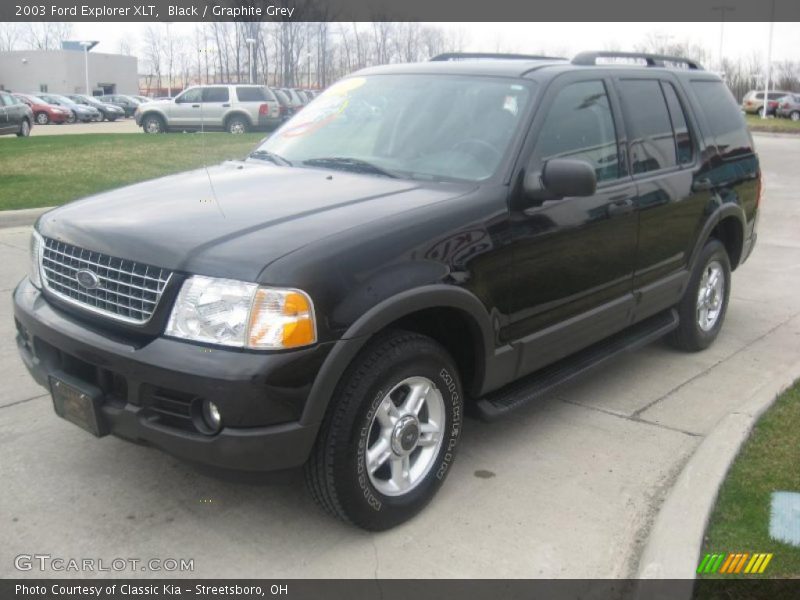 Black / Graphite Grey 2003 Ford Explorer XLT