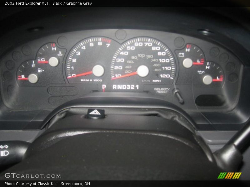 Black / Graphite Grey 2003 Ford Explorer XLT