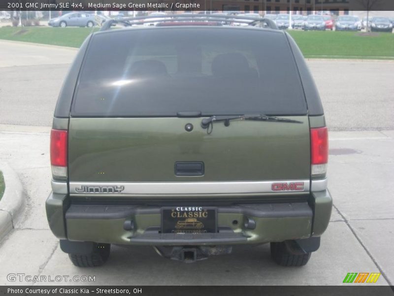 Medium Sage Green Metallic / Graphite 2001 GMC Jimmy SLE 4x4