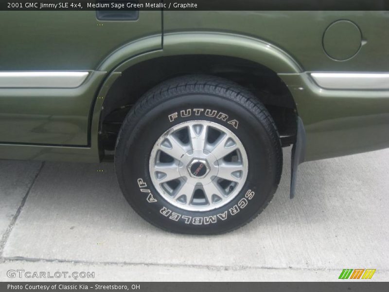 Medium Sage Green Metallic / Graphite 2001 GMC Jimmy SLE 4x4