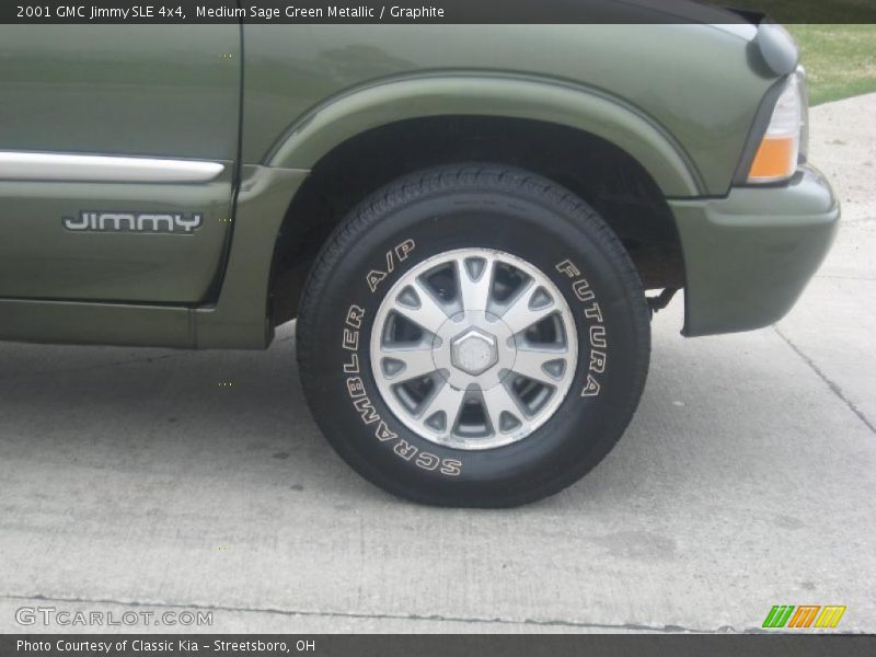 Medium Sage Green Metallic / Graphite 2001 GMC Jimmy SLE 4x4