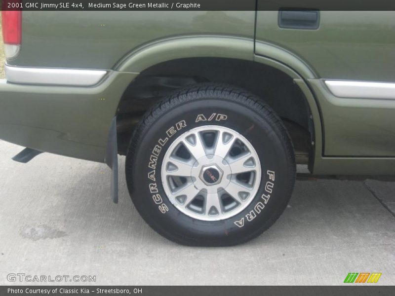 Medium Sage Green Metallic / Graphite 2001 GMC Jimmy SLE 4x4