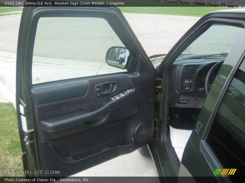 Medium Sage Green Metallic / Graphite 2001 GMC Jimmy SLE 4x4