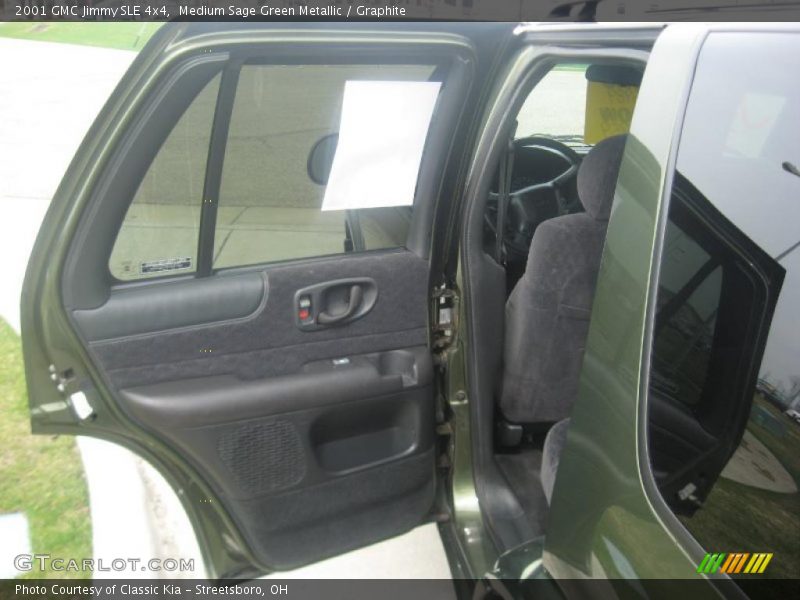 Medium Sage Green Metallic / Graphite 2001 GMC Jimmy SLE 4x4