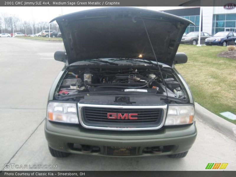 Medium Sage Green Metallic / Graphite 2001 GMC Jimmy SLE 4x4
