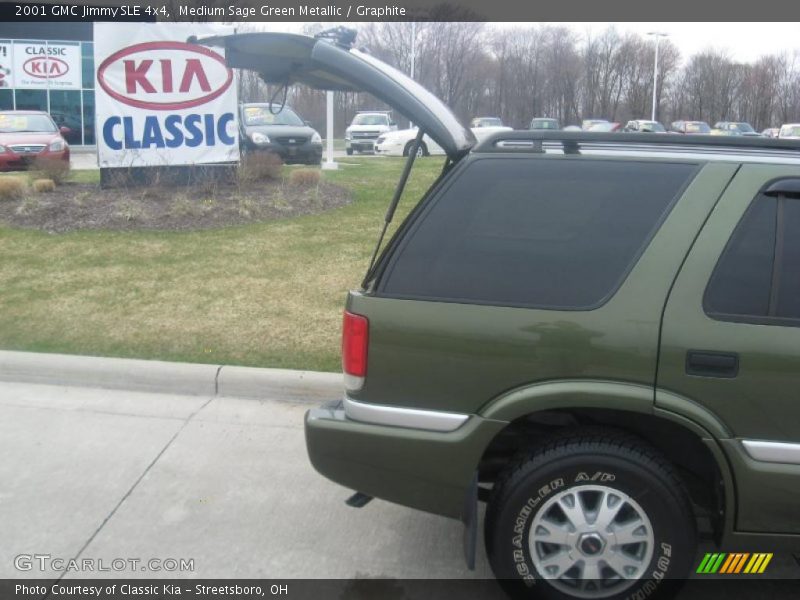 Medium Sage Green Metallic / Graphite 2001 GMC Jimmy SLE 4x4