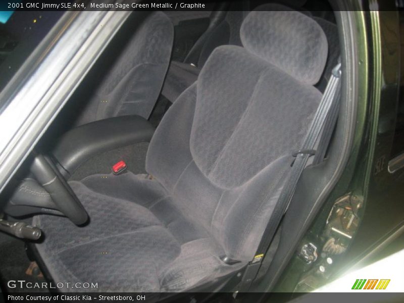 Medium Sage Green Metallic / Graphite 2001 GMC Jimmy SLE 4x4