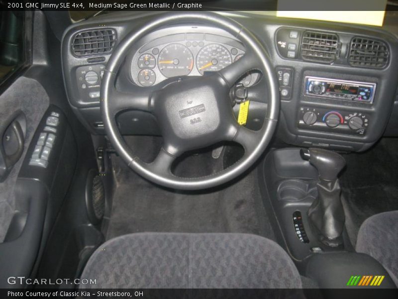 Medium Sage Green Metallic / Graphite 2001 GMC Jimmy SLE 4x4
