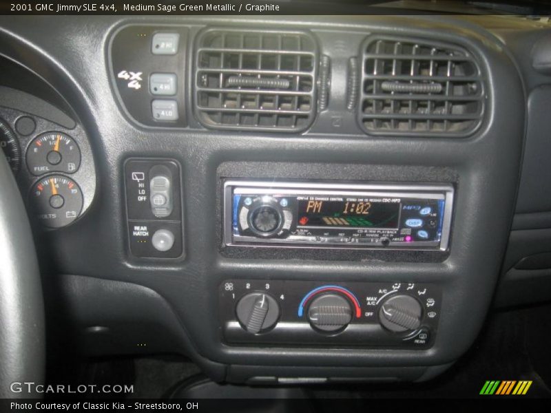 Medium Sage Green Metallic / Graphite 2001 GMC Jimmy SLE 4x4
