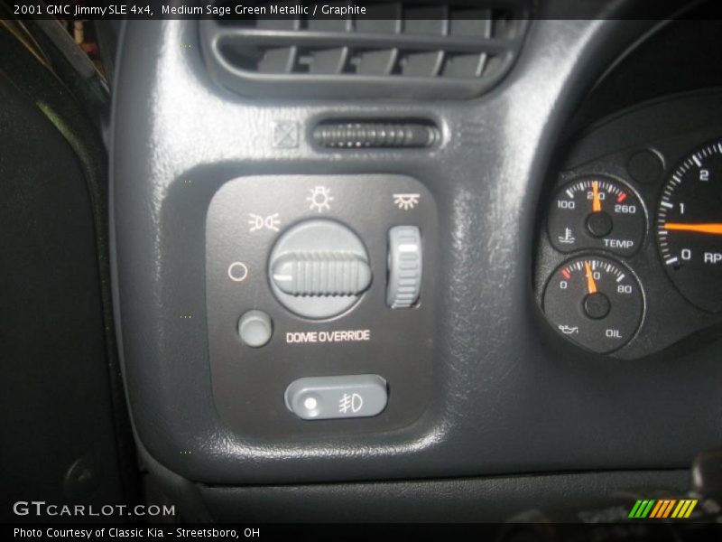 Medium Sage Green Metallic / Graphite 2001 GMC Jimmy SLE 4x4
