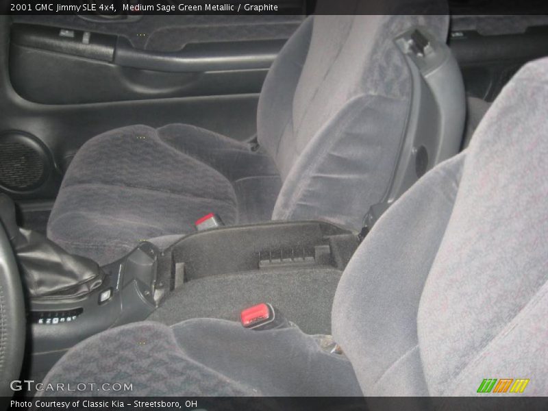 Medium Sage Green Metallic / Graphite 2001 GMC Jimmy SLE 4x4